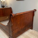Mahogany Rest Bed Flame of the Louis Philippe XIXth century