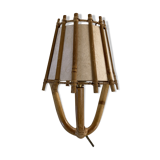 Bamboo wall sconce