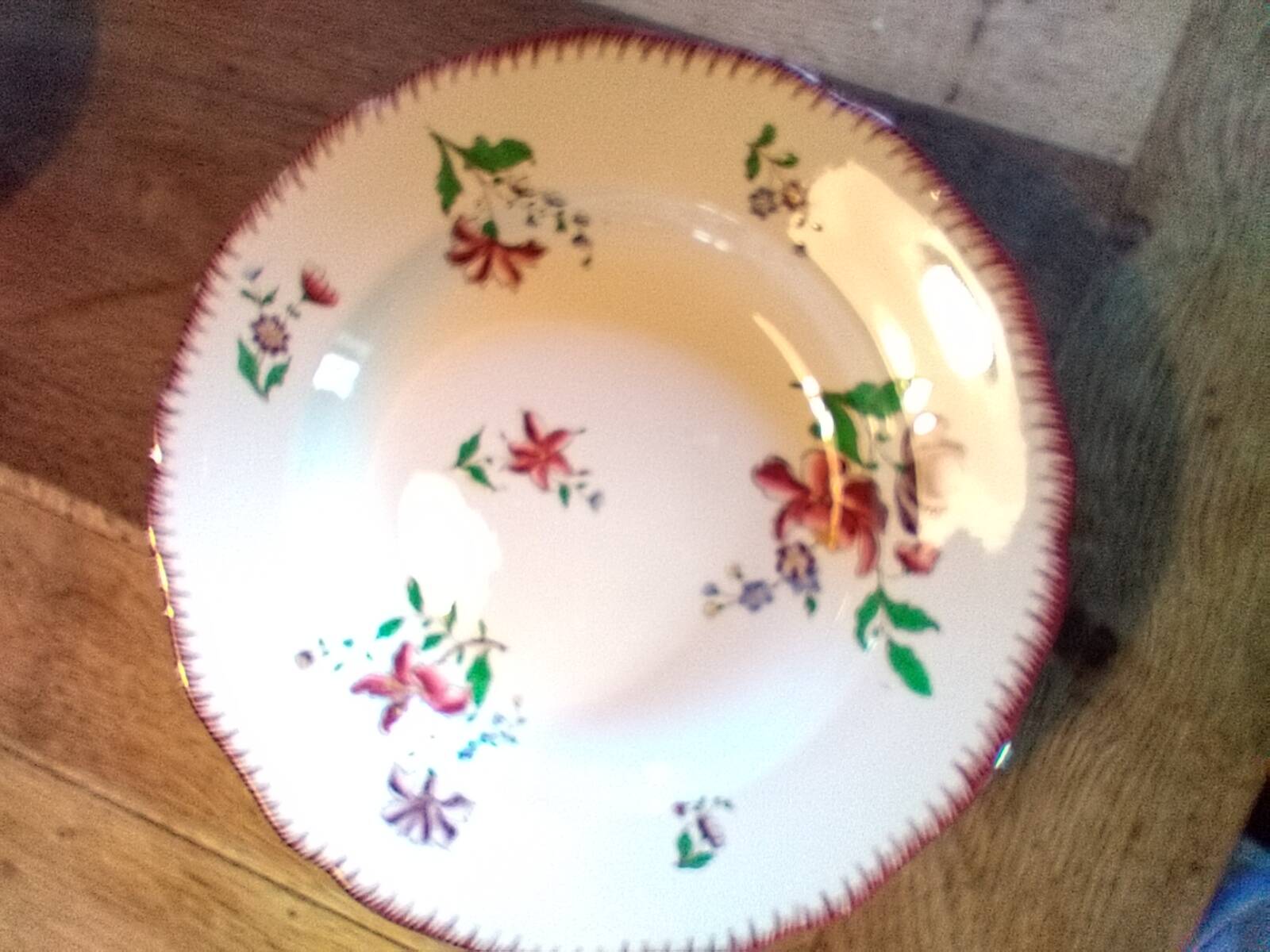 Sarreguemines plates, Strasbourg model