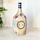 Artisanal Amazigh blue bottle vase