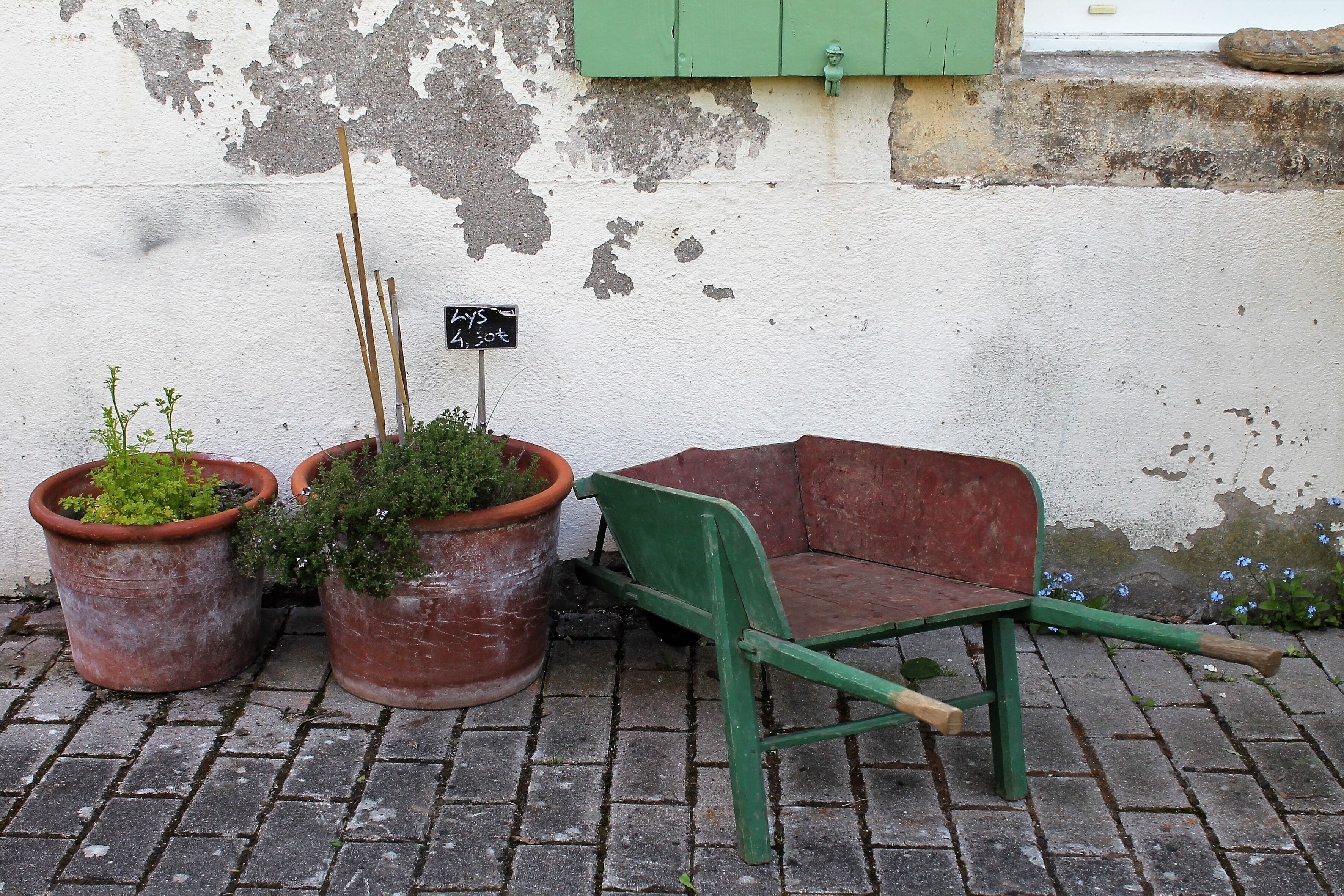 Brouette de balcon des années 50