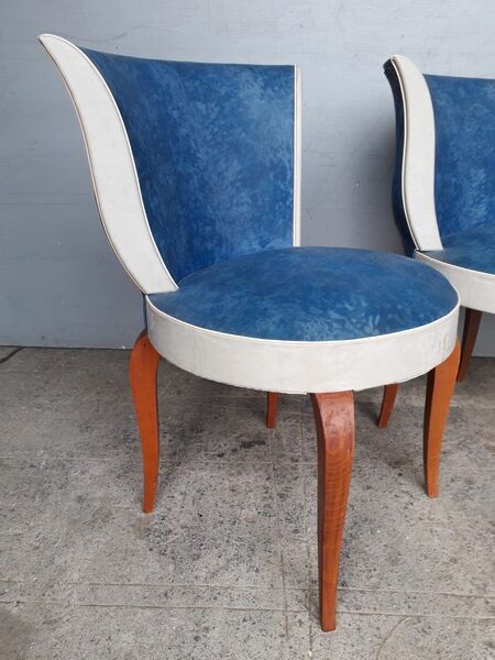 Pair of hairdresser chairs era art deco 1930