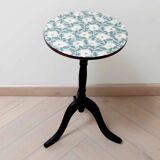 Vintage side table pedestal table