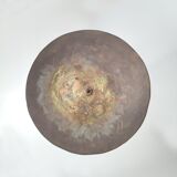 Candlestick pique candle 1950 metal and brass height 124cm