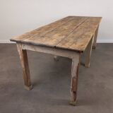 Old patinated farm table