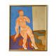Vintage Mid Century Framed Swedish Oil Painting - La Danse