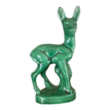 Faon ou biche faïence art deco