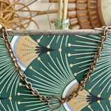 Vintage triptych barber mirror