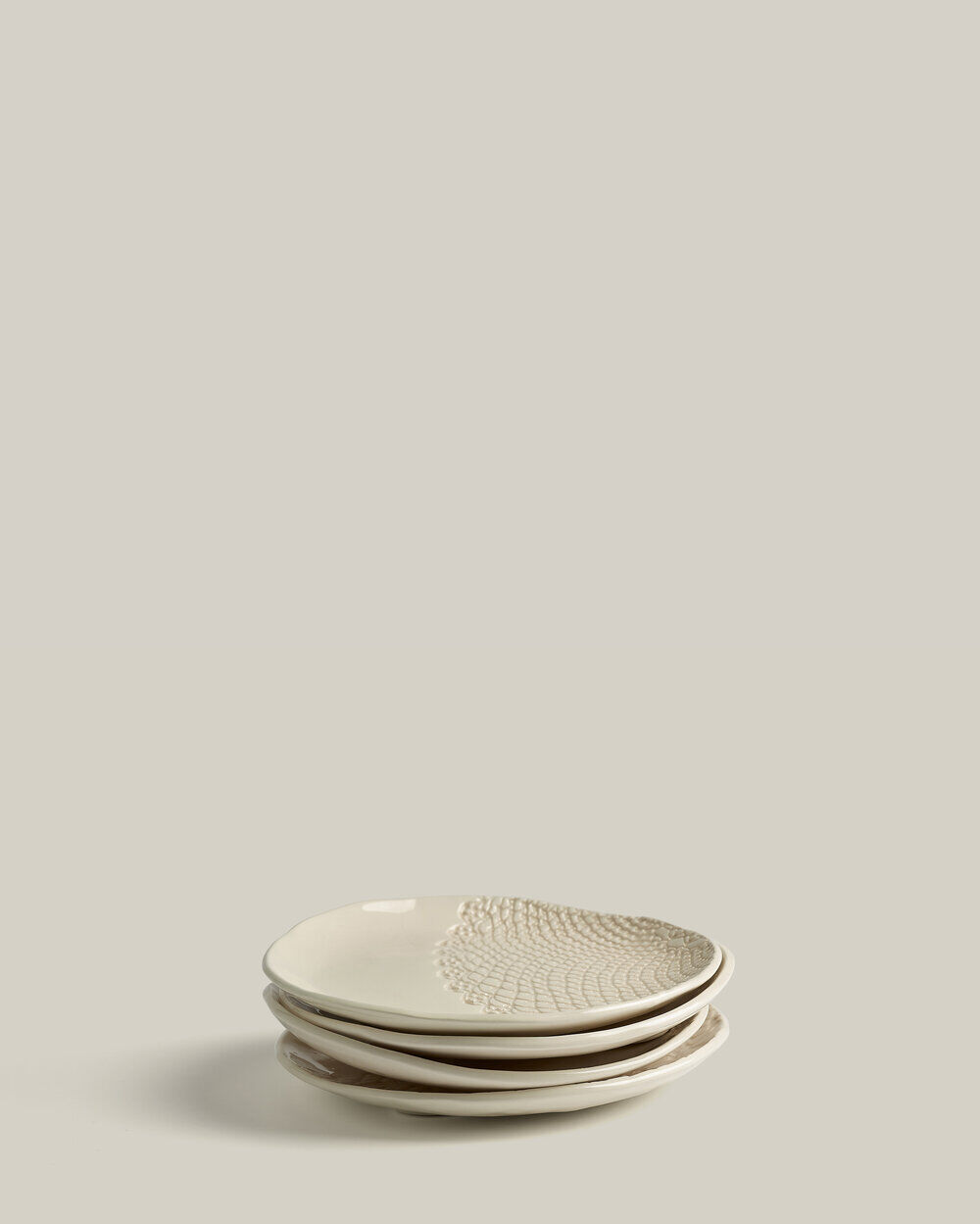Blanca craie M - set de 4 assiettes