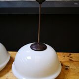 Set of 2 Czech pendant lamps, 60s
