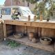 Exceptional antique counter 220 cm