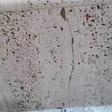 Coffee table in travertine