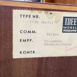 Buffet en teck du milieu du siècle, années 1960