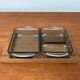 Mid-Century Danish Teak Cabaret Trays with Holmegaard Glasses, 1960s, Set of 4