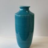 Turquoise blue vase H25.5