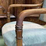 Restoration period armchair in 19th century cherry