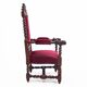 Fauteuil - trône ancien, France, vers 1890.