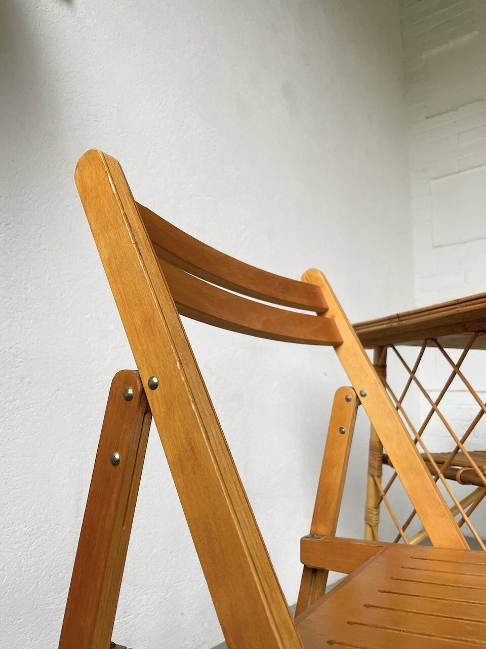 Bureau rotin Louis Sognot et sa chaise