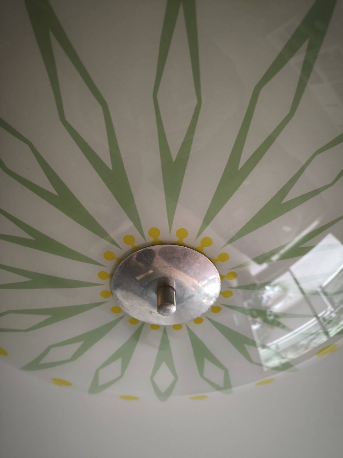 Vintage "saucoupe" suspension in opaline – New electrical system