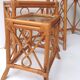 Rattan nesting tables