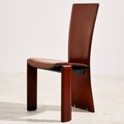 Pietro Costantini leather dining chair, set of 4