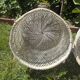 Set of 2 Vintage White Rattan Armchairs – 1970s