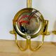 Pair of brass wall lamps Hollywood Regency Je Fassung