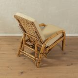 1960s bamboo foldable lounge chair