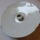 Industrial pendant light green enameled sheet metal and white porcelain #4