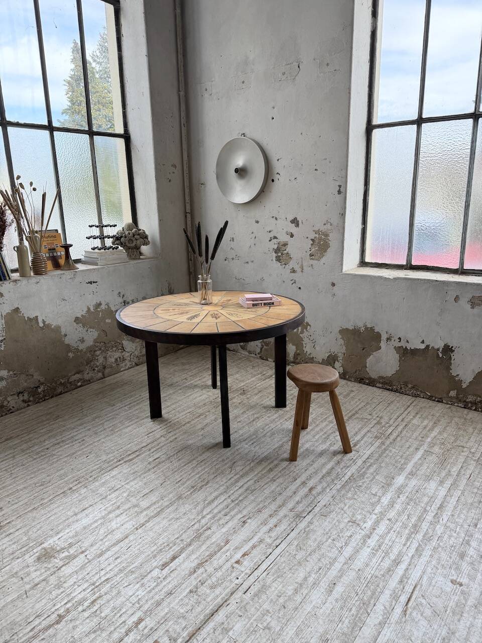 Herbier Capron ceramic dining table