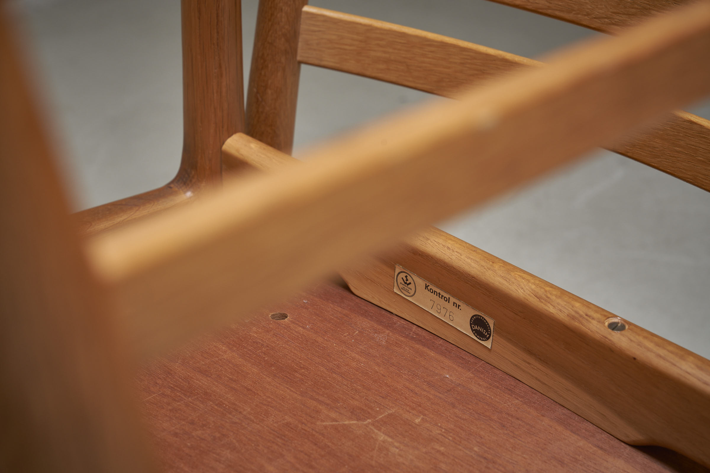 6 chaises danoises par Kai Lyngfeldt Larsen