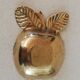 Apple-shaped brass pocket empty