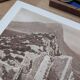 Pic Saint-Loup, vintage, photo plate printed in 1935.
