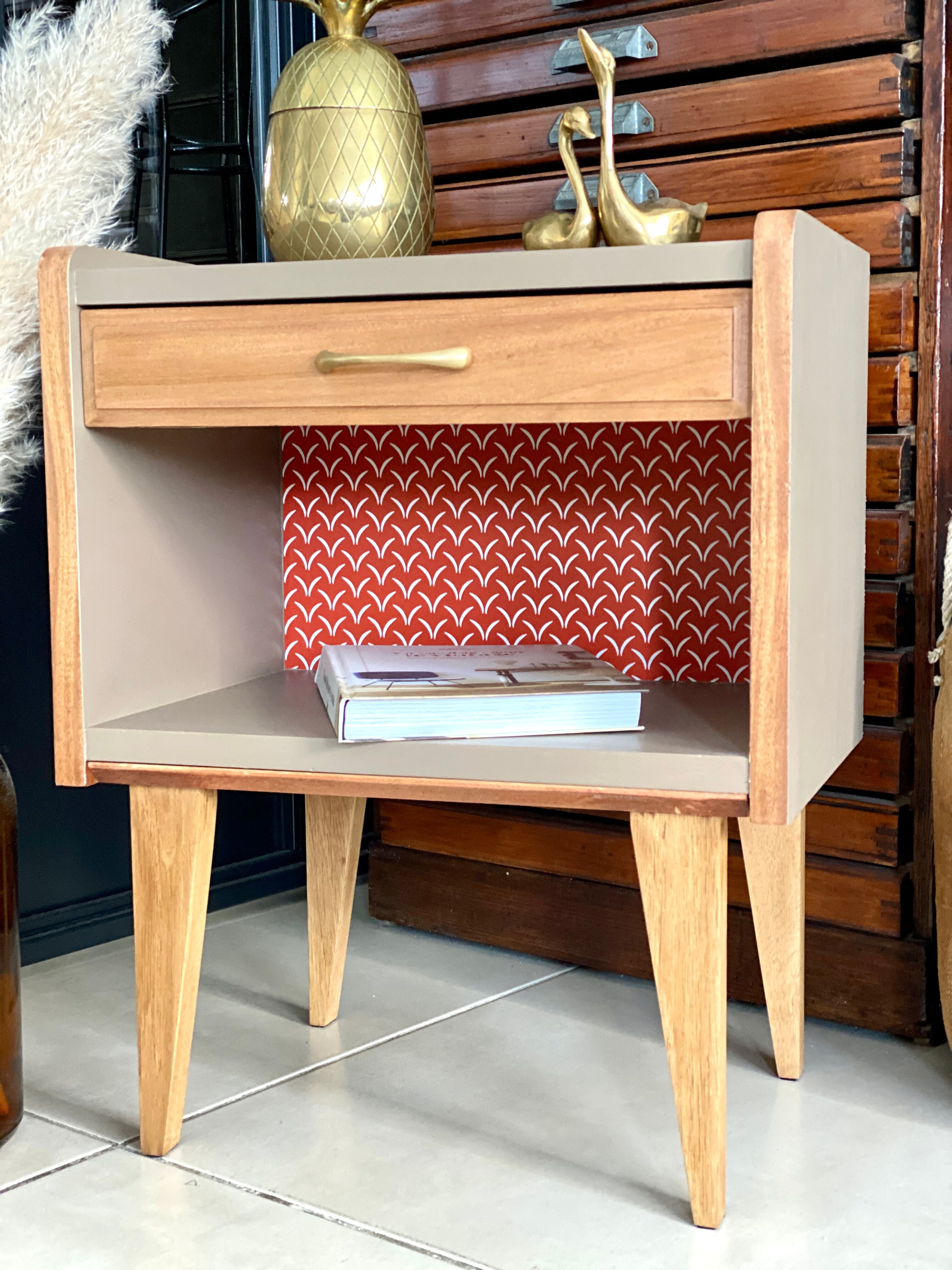 Table de chevet vintage