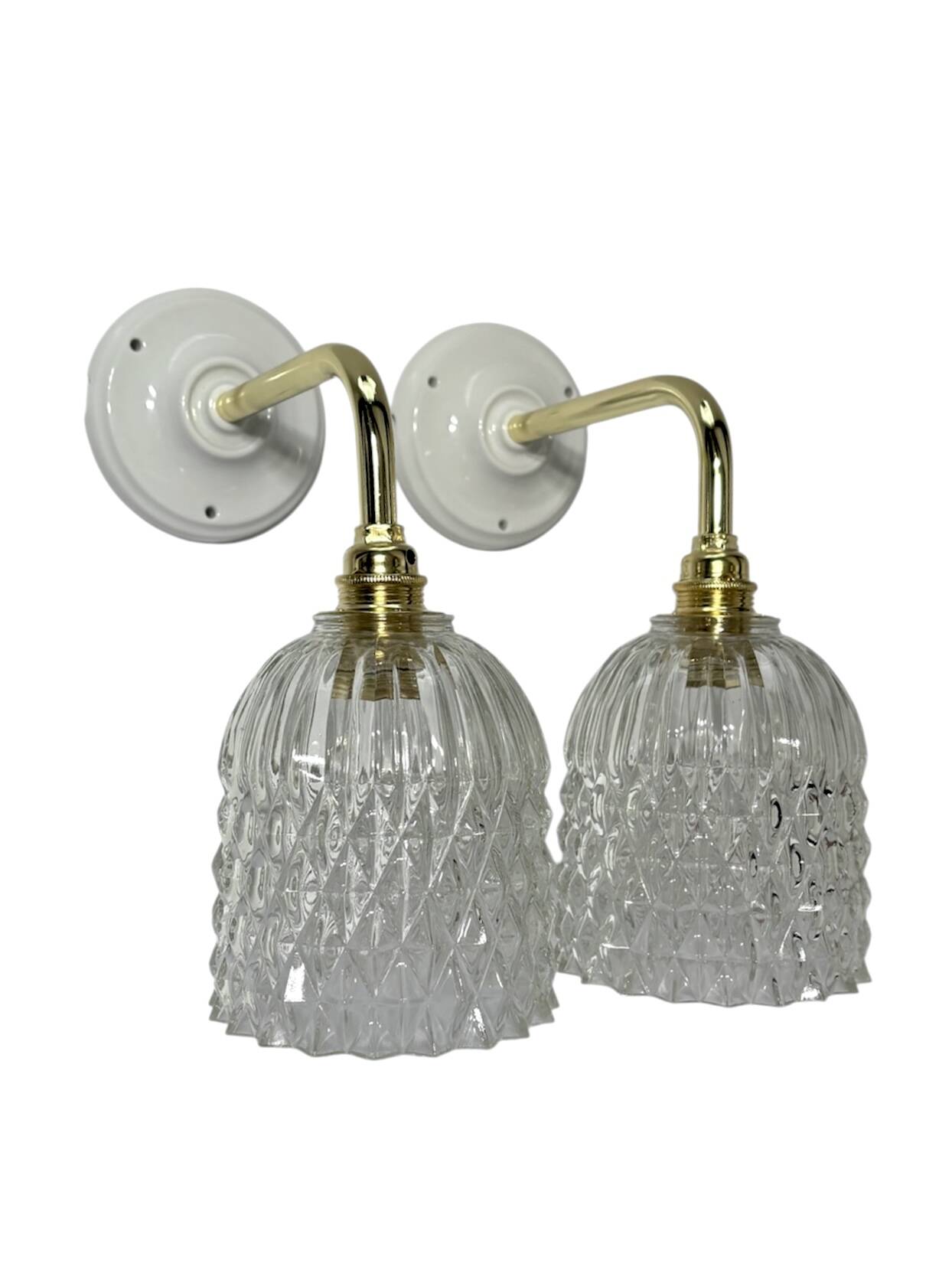 Pair of vintage wall sconces