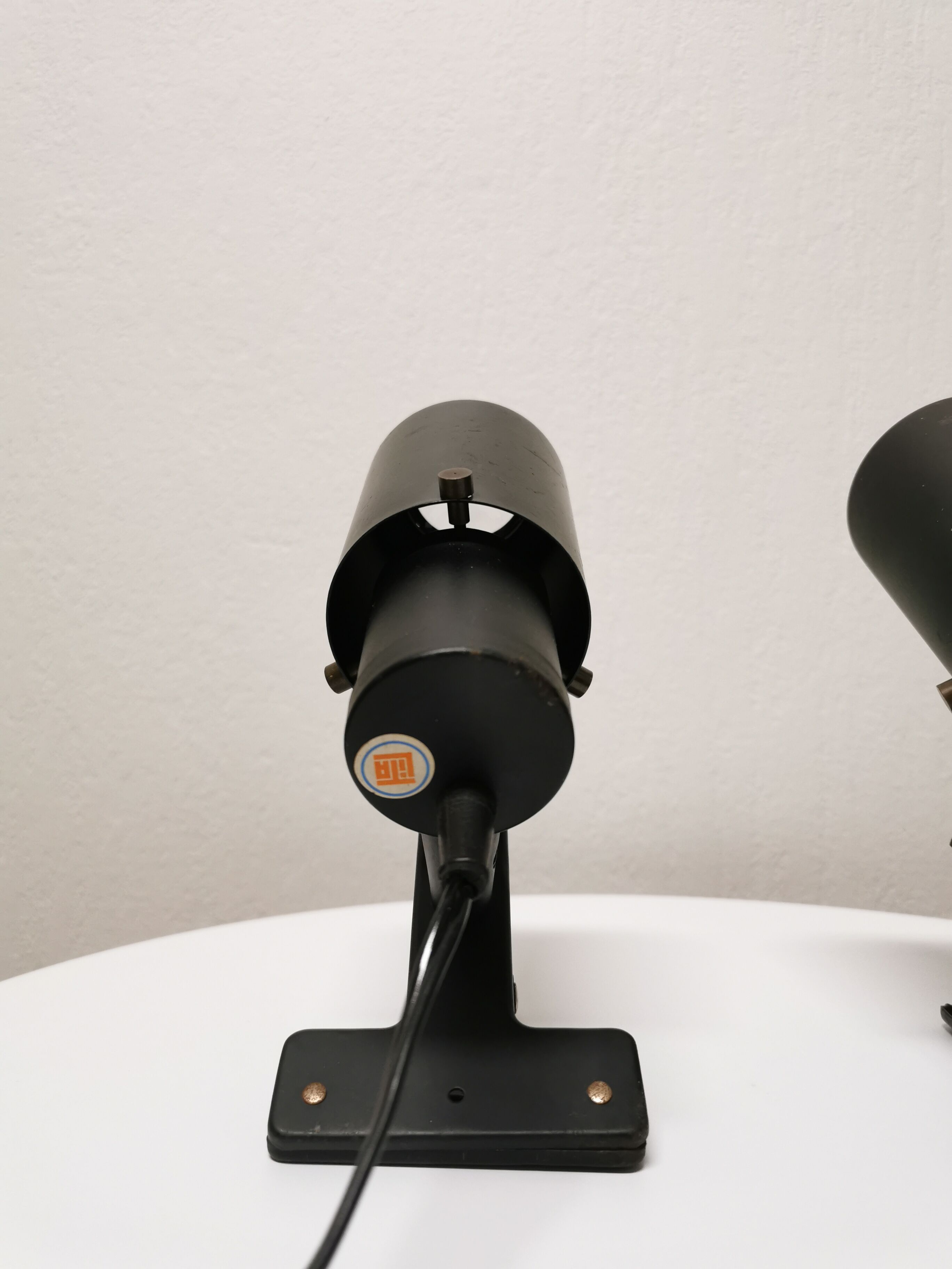 Pair of Jacques Biny wall lamps for Lita, 1950