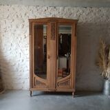 Art deco oak cabinet