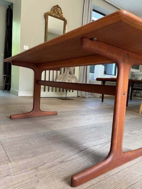 Table basse en teck de Karl-Erik Ekselius - Suède années 60