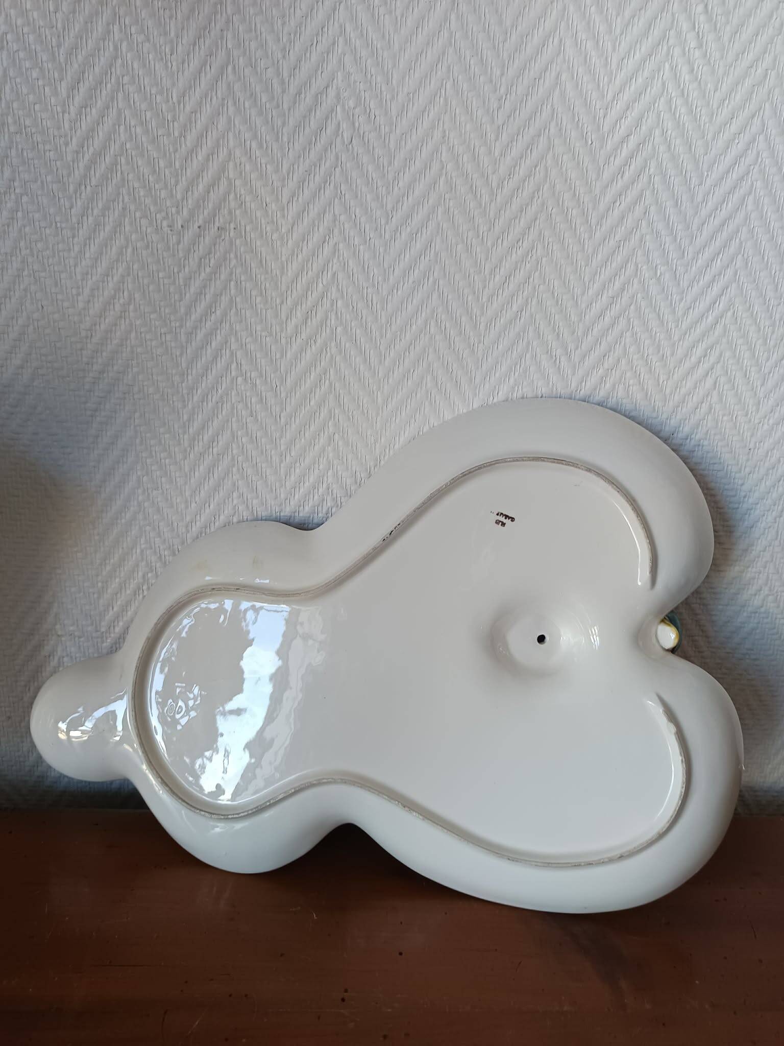 Vintage ceramic duck plate