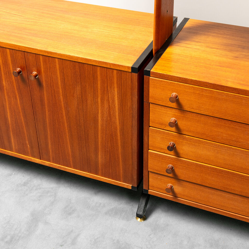 Bookcase teak av furniture 60s vintage