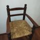 Chaise haute style campagne