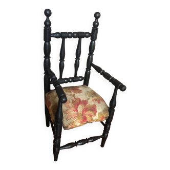 Old Napoleon III style doll armchair