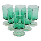 6 verres Luminarc vert