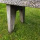 Old garden furniture in vintage stone
