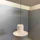 White 'Campana' hanging lamp by Joe Colombo for Stilnovo, Italy 1970s