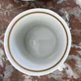 Coffee and tea set, vintage, stylized bird decor, retro, design, blue