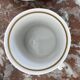 Coffee and tea set, vintage, stylized bird decor, retro, design, blue