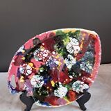 Ceramic plate dressing table