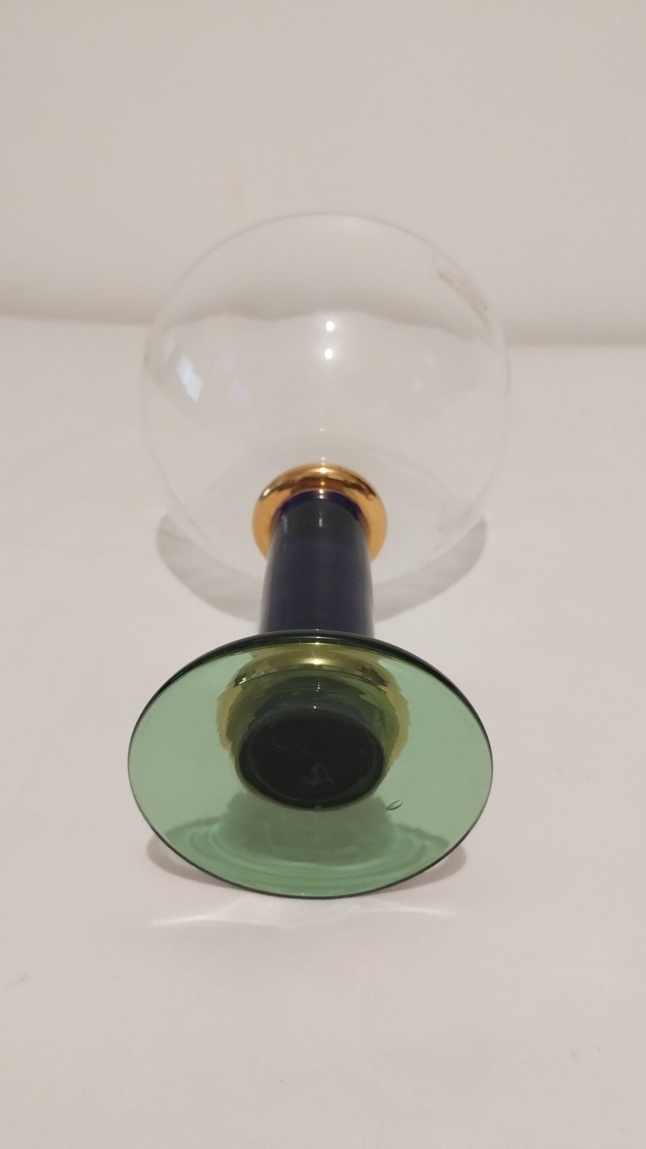 "La Vida" crystal stemmed bowl