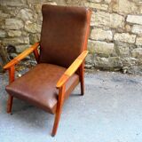 Vintage skai chair